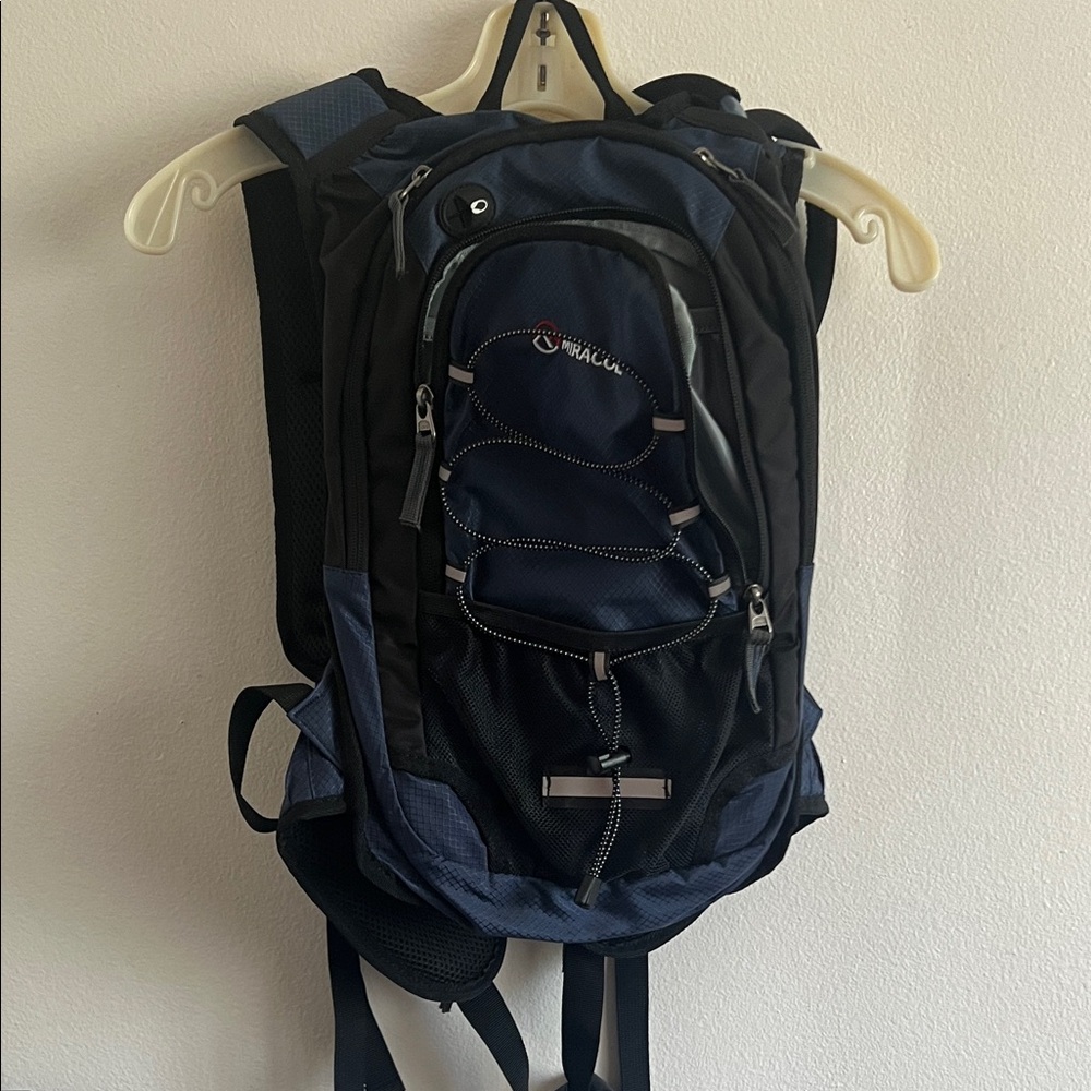 Black and Blue Backpack
